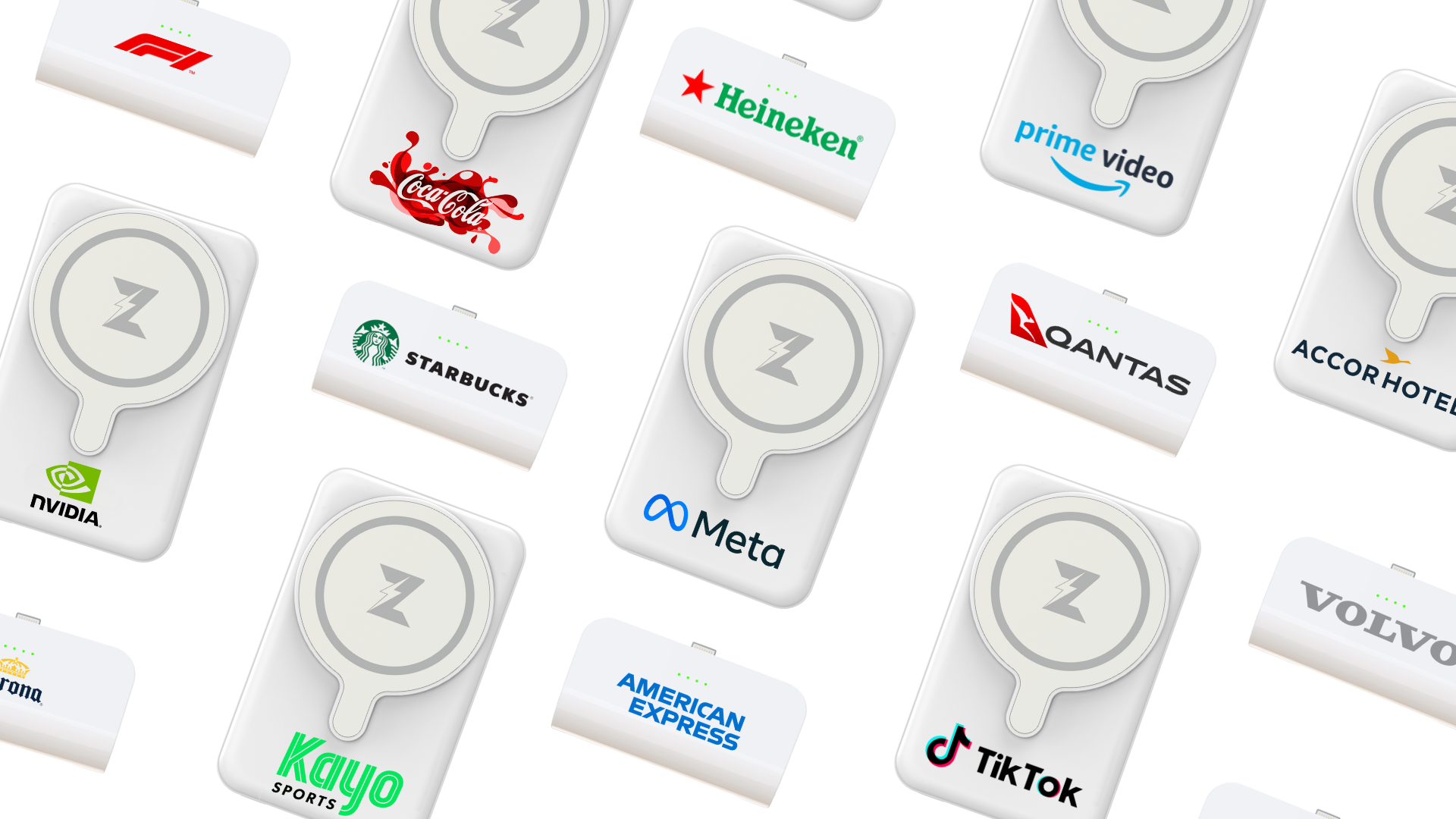 Zap Pads and Zip Zap Plus units branded for a range of companies